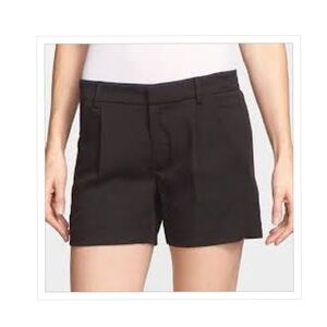 NWT Vince High Waist Tailored Shorts Two Tone Black Navy Size 10